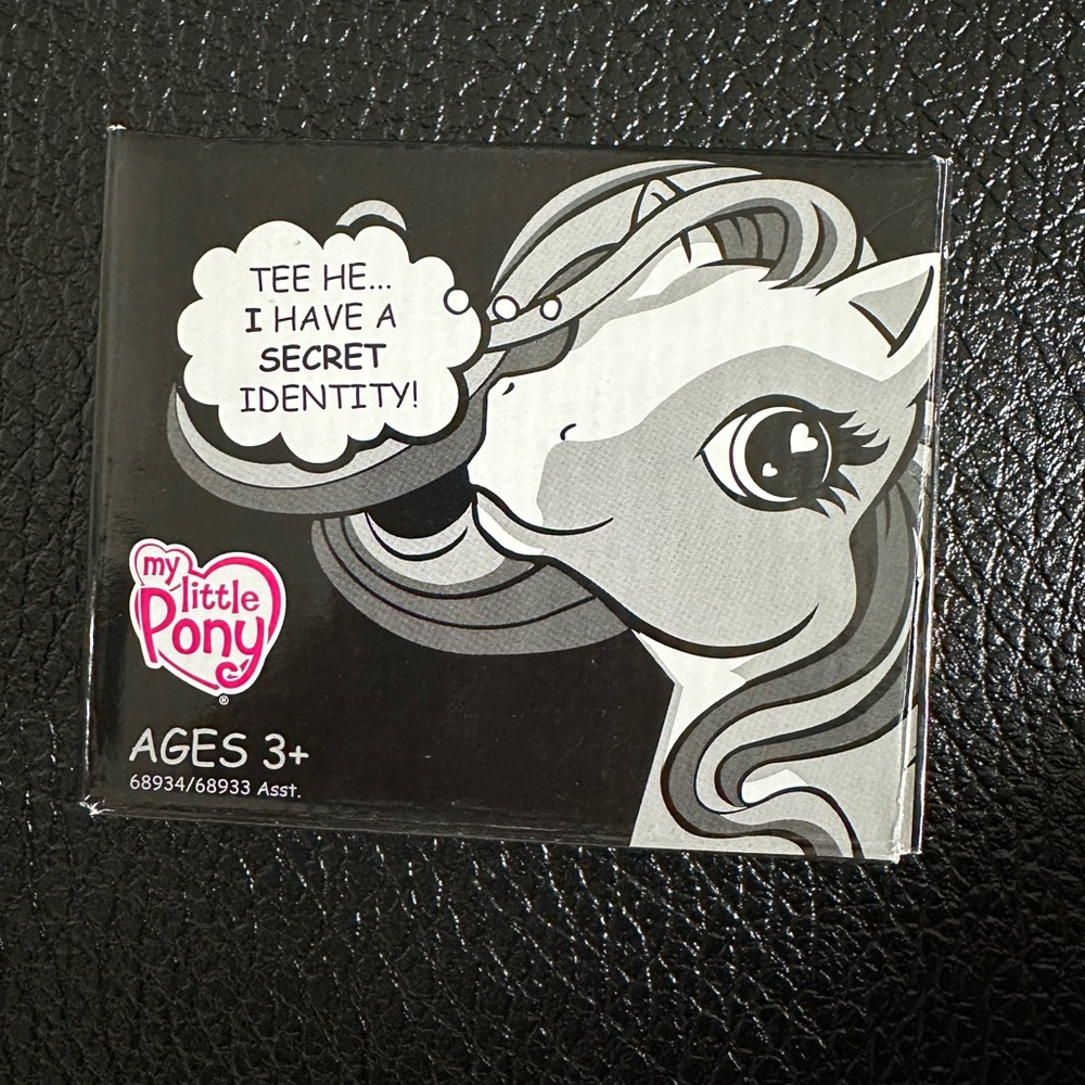 My Little Pony 2008 San Diego Comic Com Secret Identity Pony New In Box